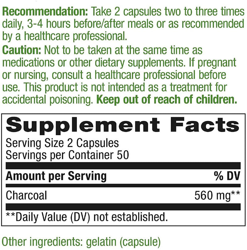 Activated Charcoal 100